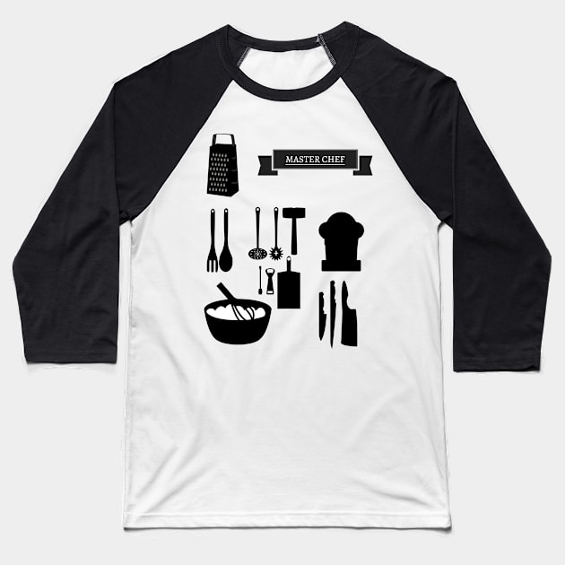 Master Chef Baseball T-Shirt by GMAT